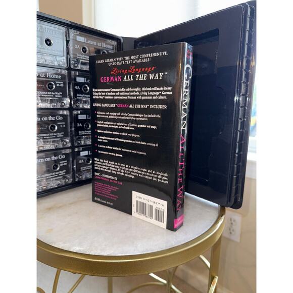 Living Language German All The Way – Complete 1994 Cassette & Book Set – UNUSED - Picture 4 of 7